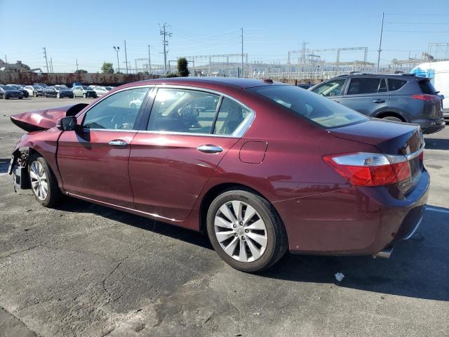 1HGCR3F8XEA019756 - 2014 HONDA ACCORD EXL BURGUNDY photo 2