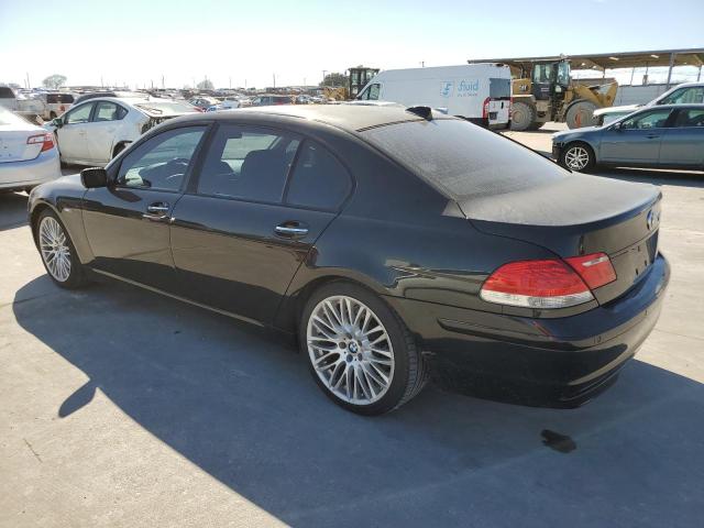 WBAHN83518DT80896 - 2008 BMW 750 LI BLACK photo 2