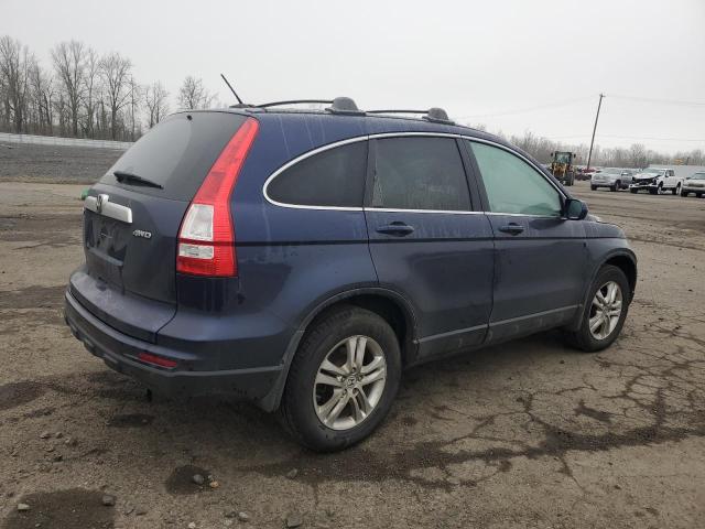 5J6RE4H77AL060921 - 2010 HONDA CR-V EXL BLUE photo 3