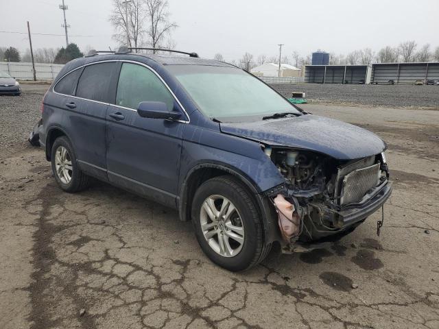 5J6RE4H77AL060921 - 2010 HONDA CR-V EXL BLUE photo 4