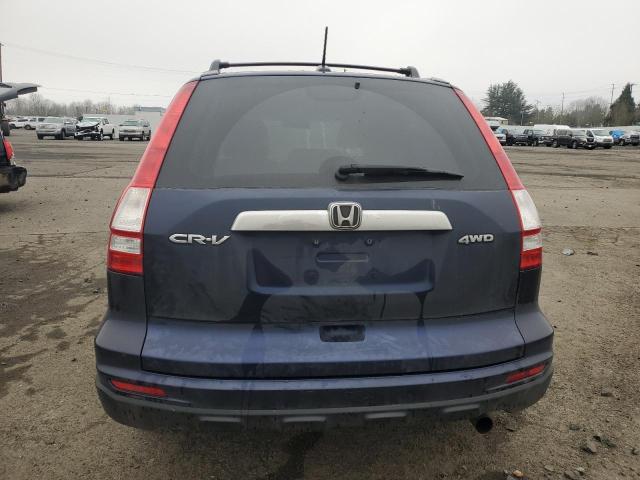 5J6RE4H77AL060921 - 2010 HONDA CR-V EXL BLUE photo 6