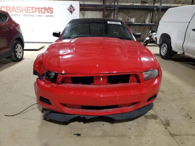 1ZVBP8AM8C5207308 - 2012 FORD MUSTANG RED photo 5