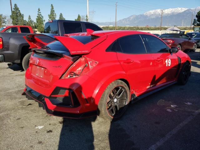 SHHFK8G77MU205844 - 2021 HONDA CIVIC TYPE-R TOURING RED photo 3