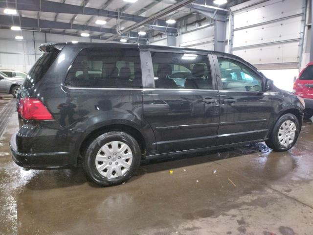 2C4RVAAG3CR354583 - 2012 VOLKSWAGEN ROUTAN S BLACK photo 3