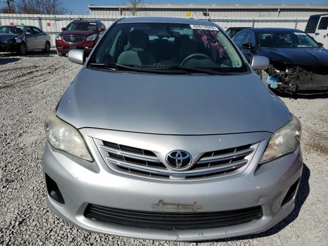 5YFBU4EE7DP163443 - 2013 TOYOTA COROLLA BASE SILVER photo 5