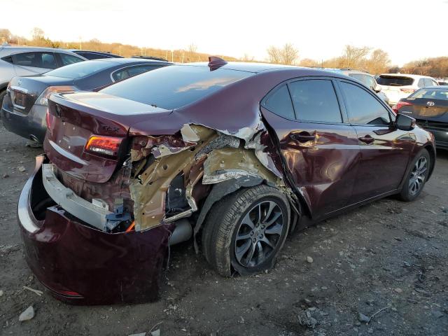 19UUB1F5XFA002167 - 2015 ACURA TLX TECH BURGUNDY photo 3