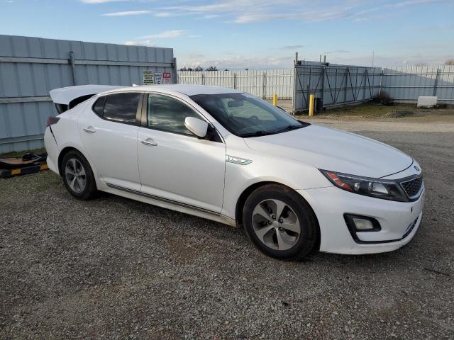 KNAGM4AD8E5070221 - 2014 KIA OPTIMA HYBRID WHITE photo 4