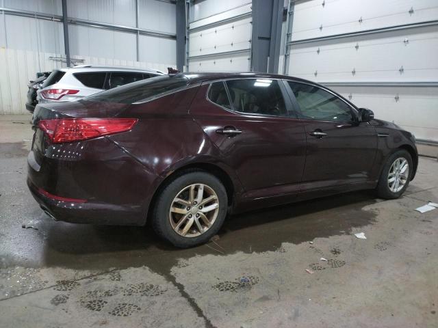 5XXGM4A73DG248883 - 2013 KIA OPTIMA LX BURGUNDY photo 3