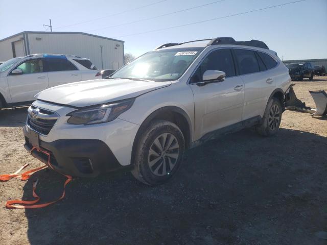 4S4BTACC1L3155120 - 2020 SUBARU OUTBACK PREMIUM WHITE photo 1