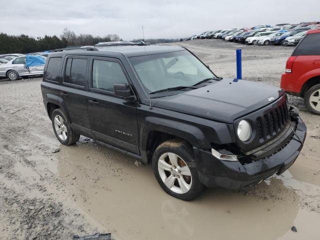 1C4NJRFB9FD376584 - 2015 JEEP PATRIOT LATITUDE BLACK photo 4