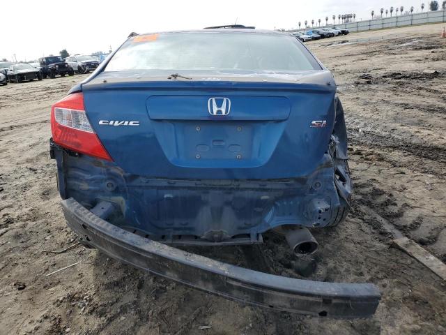 2HGFB6E58CH701141 - 2012 HONDA CIVIC SI BLUE photo 6