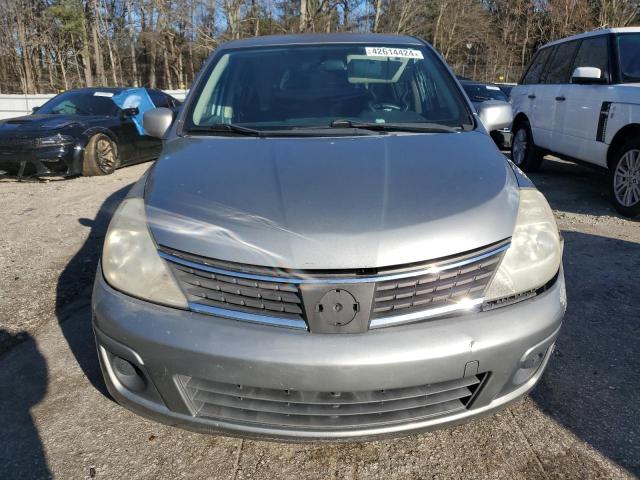 3N1BC13E87L410736 - 2007 NISSAN VERSA S GRAY photo 5