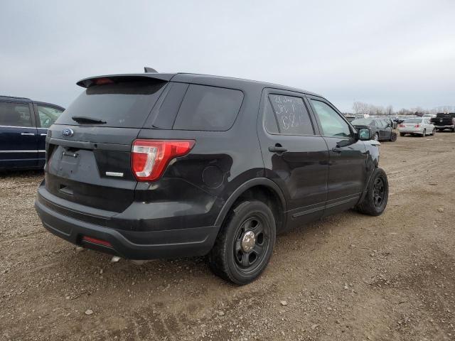 1FM5K8AT8JGB67718 - 2018 FORD EXPLORER POLICE INTERCEPTOR შავი ფოტო 3