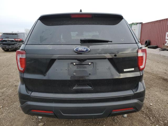 1FM5K8AT8JGB67718 - 2018 FORD EXPLORER POLICE INTERCEPTOR შავი ფოტო 6