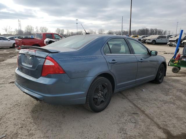 3FAHP0HA3BR218924 - 2011 FORD FUSION SE BLUE photo 3