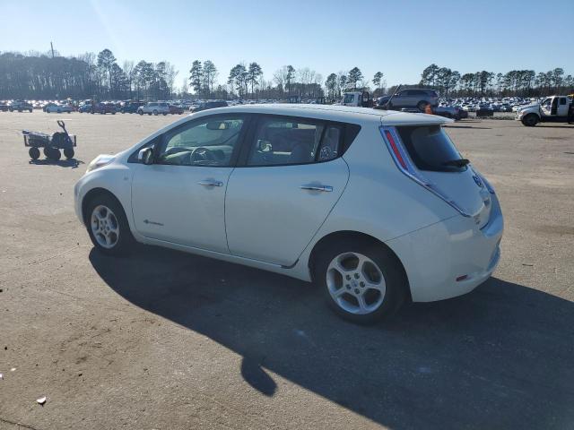 JN1AZ0CP0CT021441 - 2012 NISSAN LEAF SV WHITE photo 2