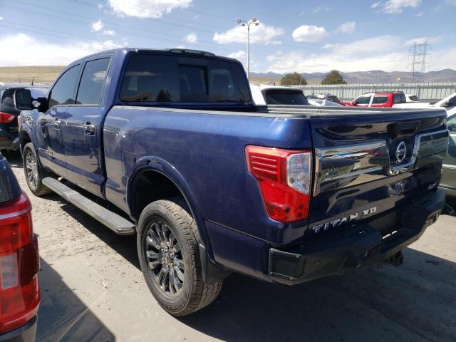 1N6BA1F47HN564195 - 2017 NISSAN TITAN SL BLUE photo 2