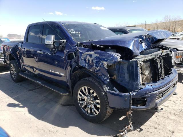 1N6BA1F47HN564195 - 2017 NISSAN TITAN SL BLUE photo 4