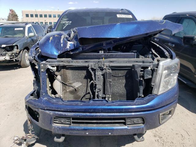 1N6BA1F47HN564195 - 2017 NISSAN TITAN SL BLUE photo 5