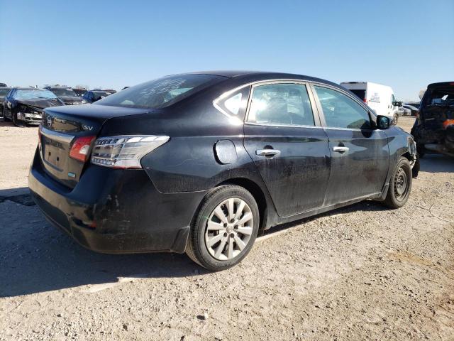 3N1AB7AP8DL645395 - 2013 NISSAN SENTRA S BLACK photo 3