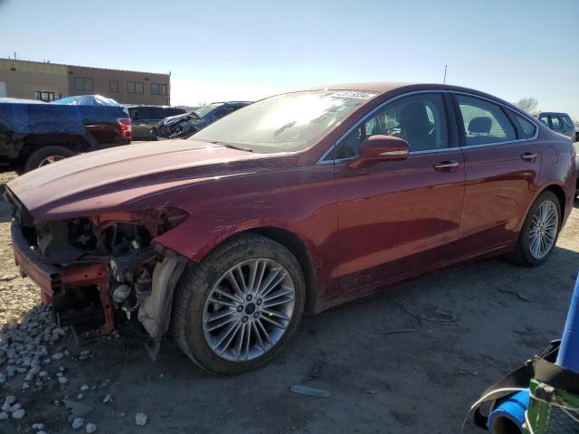 3FA6P0HD7GR381553 - 2016 FORD FUSION SE MAROON photo 1