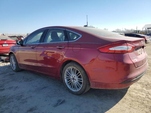 3FA6P0HD7GR381553 - 2016 FORD FUSION SE MAROON photo 2