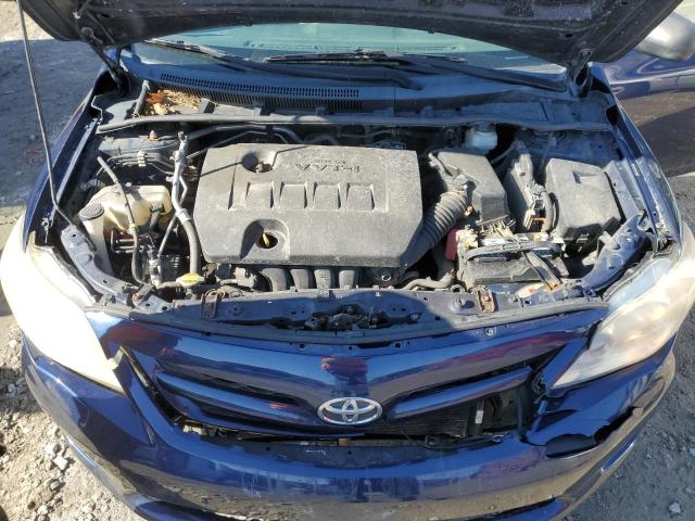 2T1BU4EE9BC718079 - 2011 TOYOTA COROLLA BASE BLUE photo 11