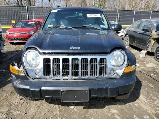 1J4GL58K35W651081 - 2005 JEEP LIBERTY LIMITED BLACK photo 5