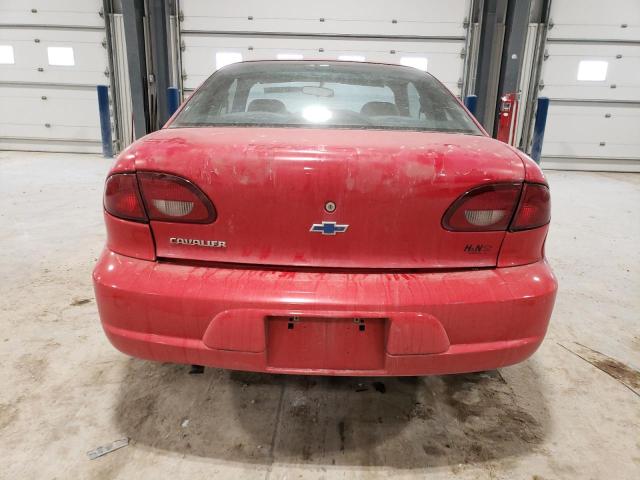 1G1JC124717306387 - 2001 CHEVROLET CAVALIER RED photo 6