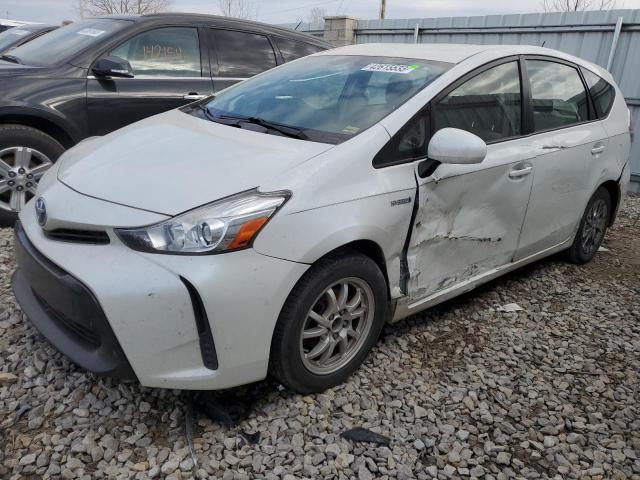 JTDZN3EU4FJ040400 - 2015 TOYOTA PRIUS V WHITE photo 1