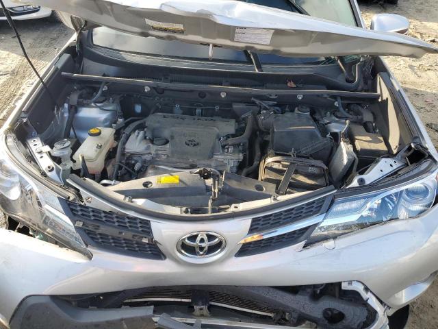 2T3RFREVXDW108321 - 2013 TOYOTA RAV4 XLE SILVER photo 12