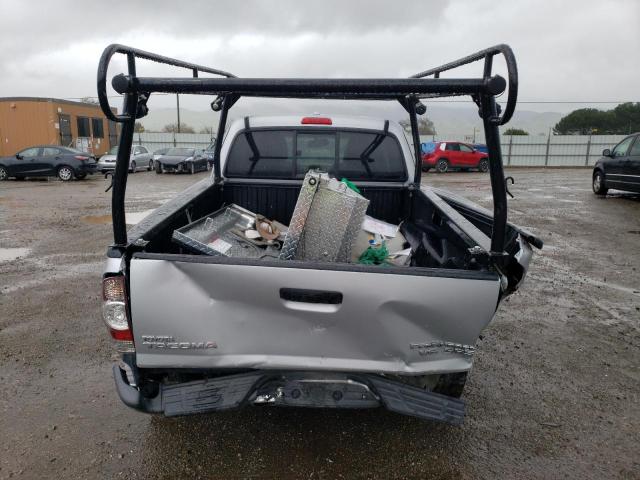 5TETU4GNXAZ725049 - 2010 TOYOTA TACOMA PRERUNNER ACCESS CAB SILVER photo 6