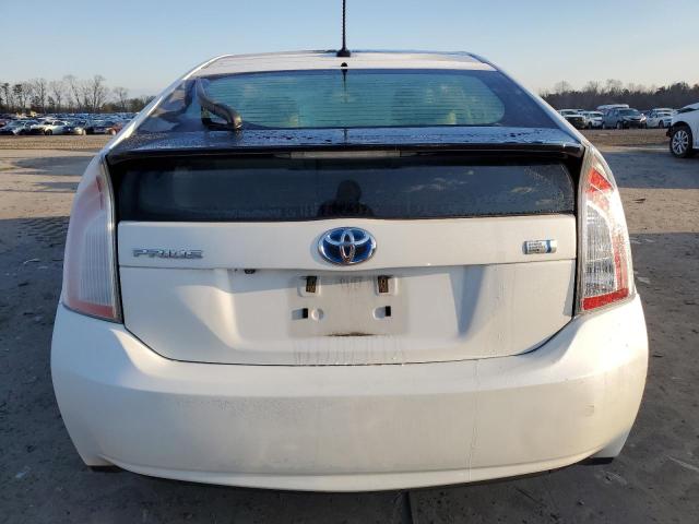 JTDKN3DU4C5422157 - 2012 TOYOTA PRIUS WHITE photo 6