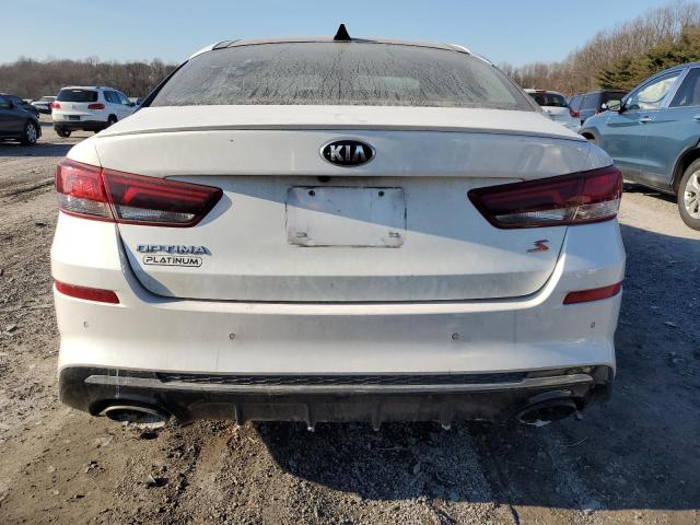 5XXGT4L35KG360353 - 2019 KIA OPTIMA LX WHITE photo 6