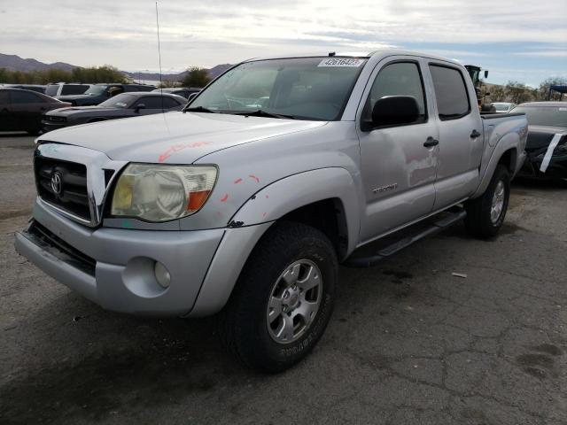 5TEJU62N35Z122167 - 2005 TOYOTA TACOMA DOUBLE CAB PRERUNNER GRAY photo 1