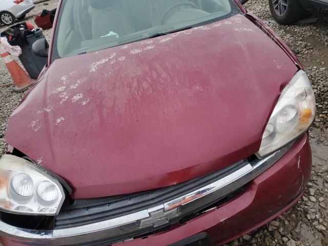 1G1ZT52855F270109 - 2005 CHEVROLET MALIBU LS RED photo 11