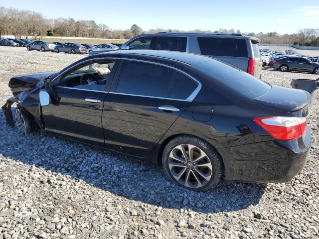 1HGCP2F84CA005168 - 2012 HONDA ACCORD EXL BLACK photo 2