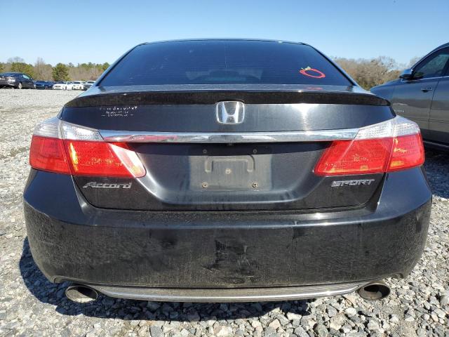 1HGCP2F84CA005168 - 2012 HONDA ACCORD EXL BLACK photo 6