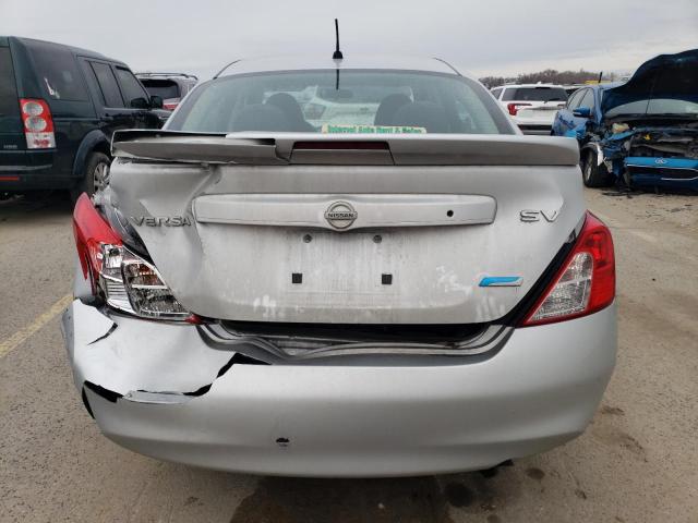 3N1CN7AP5EK464052 - 2014 NISSAN VERSA S SILVER photo 6