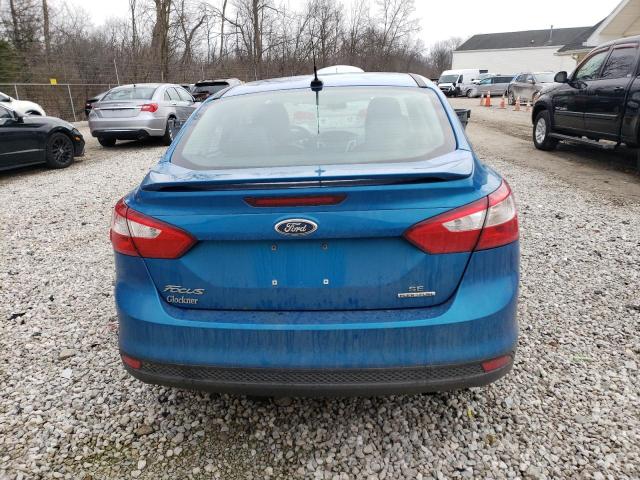 1FADP3F22EL235535 - 2014 FORD FOCUS SE BLUE photo 6