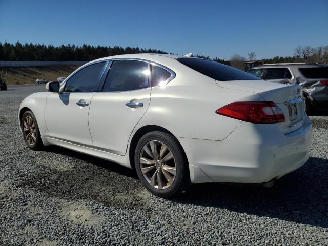 JN1BY1AP6DM512642 - 2013 INFINITI M37 WHITE photo 2