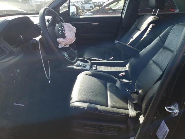 5FNYF8H58NB032297 - 2022 HONDA PASSPORT EXL BLACK photo 7