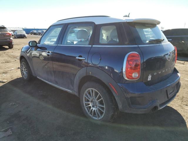 WMWZC5C58GWU00136 - 2016 MINI COOPER S COUNTRYMAN BLUE photo 2