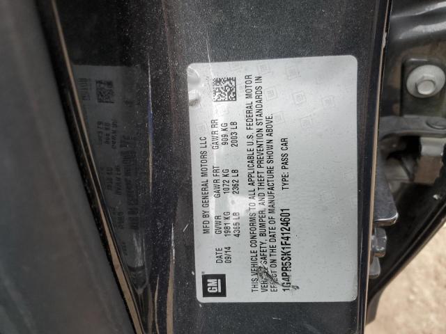 1G4PR5SK1F4124601 - 2015 BUICK VERANO CONVENIENCE GRAY photo 12