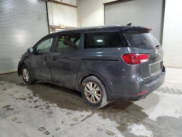 KNDMB5C15F6046295 - 2015 KIA SEDONA LX GRAY photo 2