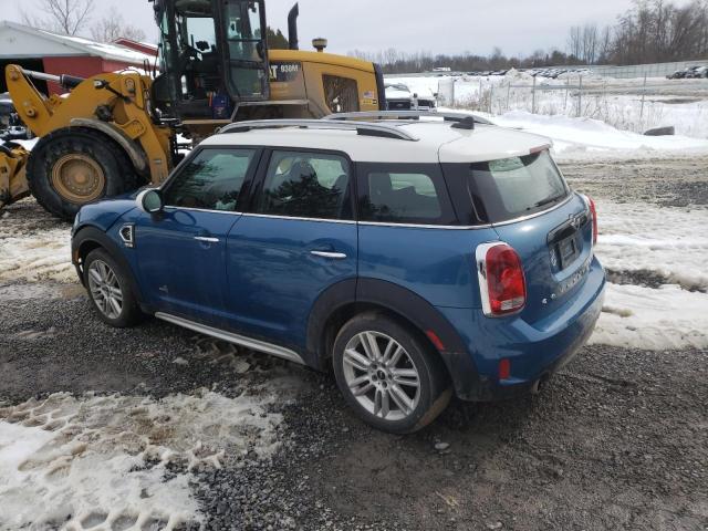 WMZYT5C38J3E59583 - 2018 MINI COOPER S COUNTRYMAN ALL4 BLUE photo 2