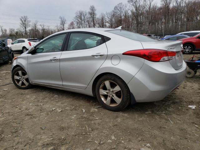 KMHDH4AE1DU540401 - 2013 HYUNDAI ELANTRA GLS SILVER photo 2