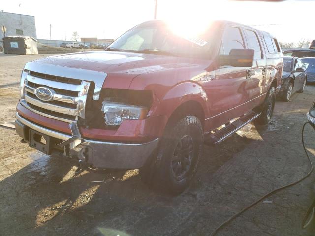 1FTRW14859FA23490 - 2009 FORD F150 SUPERCREW RED photo 1