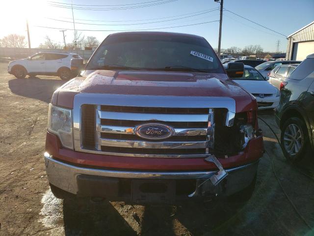 1FTRW14859FA23490 - 2009 FORD F150 SUPERCREW RED photo 5