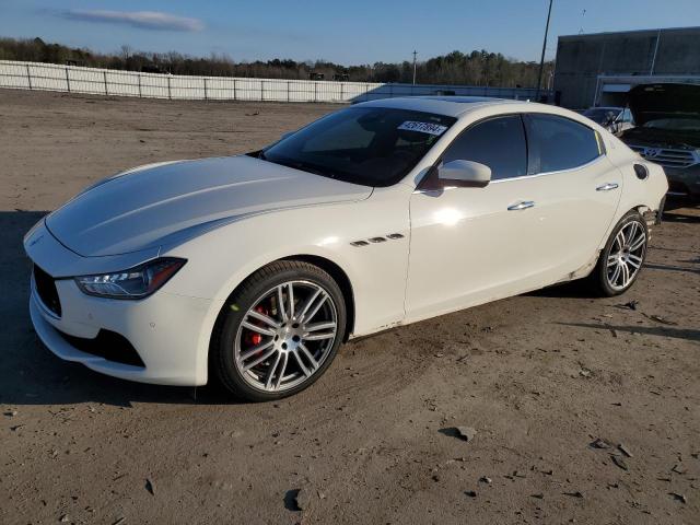 ZAM57RTS1H1228822 - 2017 MASERATI GHIBLI S WHITE photo 1